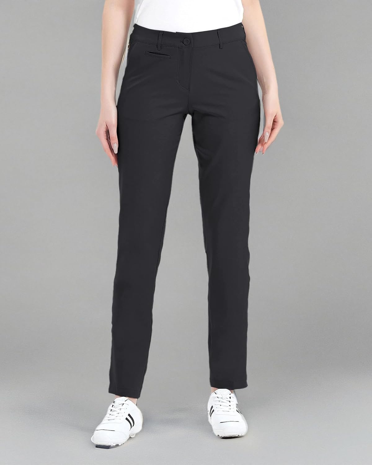Lesmart Womens Pants Golf Stretch Lightweight Breathable Quick Dry Work Ladies Golf Pants with Pockets
