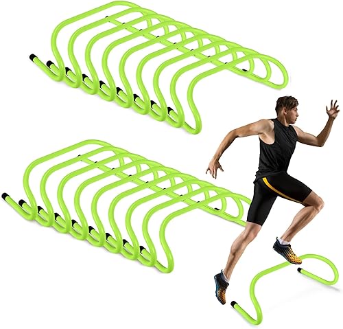 18 unidades de entrenamiento de velocidad de 6 pulgadas, obstáculos de entrenamiento de agilidad, obstáculos de entrenamiento duradero, agilidad