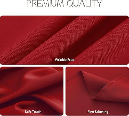 Miniatura 4 de Romanstile - Mantel redondo impermeable resistente a las manchas y a las arrugas para cocina, comedor, fiesta, boda, uso interior y exterior,