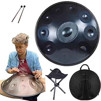 432Hz 9ノート ハンドパン スティールパン　スチールドラム　ハンドドラム Amazon | ハンドパン スティールドラム 打楽器 ，ハンドパンD