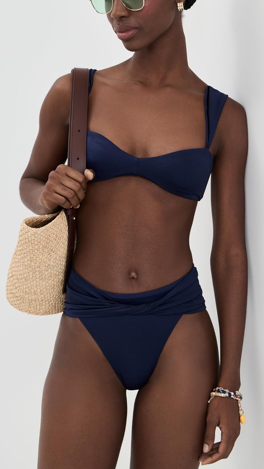 AGUA BENDITA Women's Fiore Solids Malory Bikini Top - Image 5