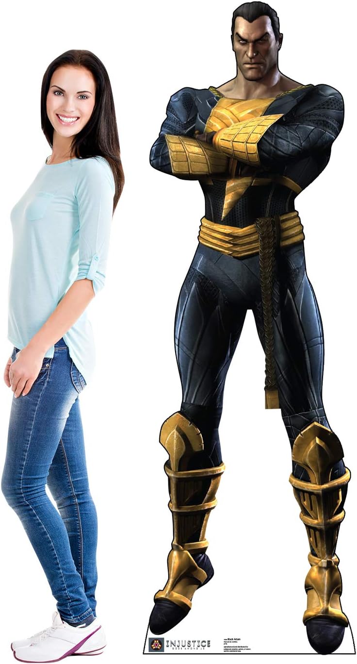Cardboard People Black Adam Life Size Cardboard Cutout Standup - DC Comics Injustice: Gods Among Us