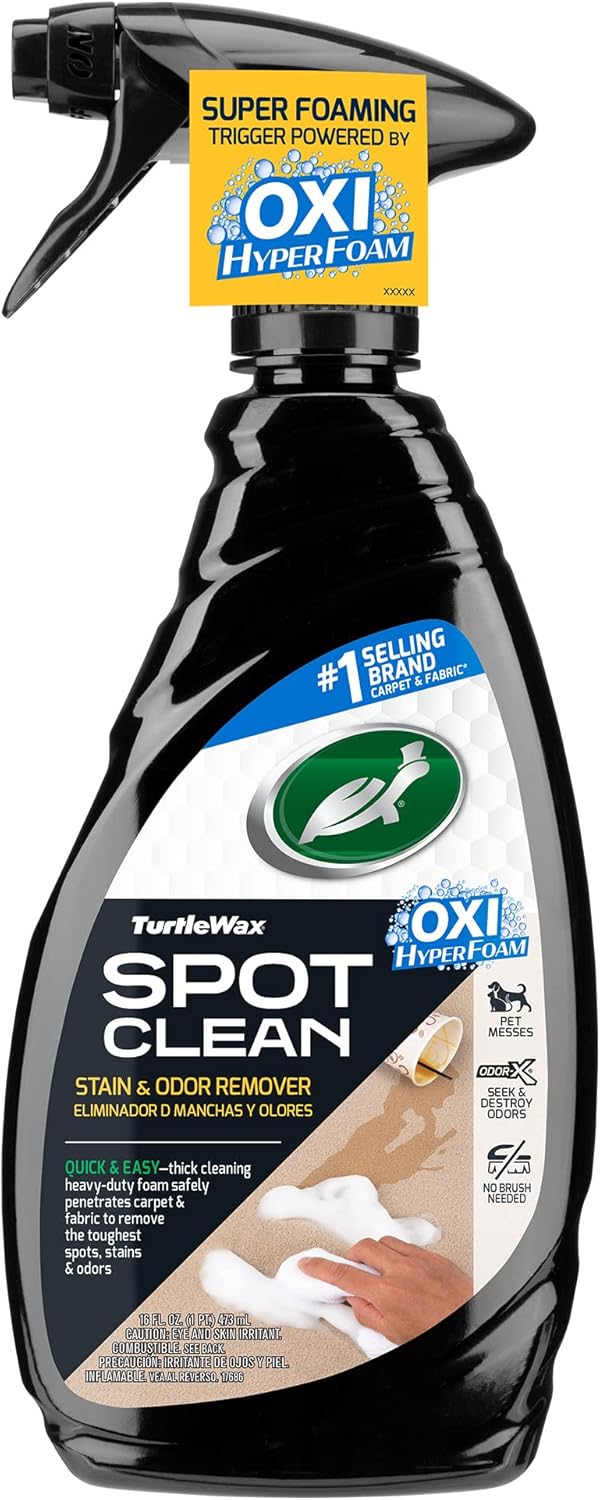 Buy Turtle Wax 53839 Spot Clean Stain & Odor Remover, NonAerosol