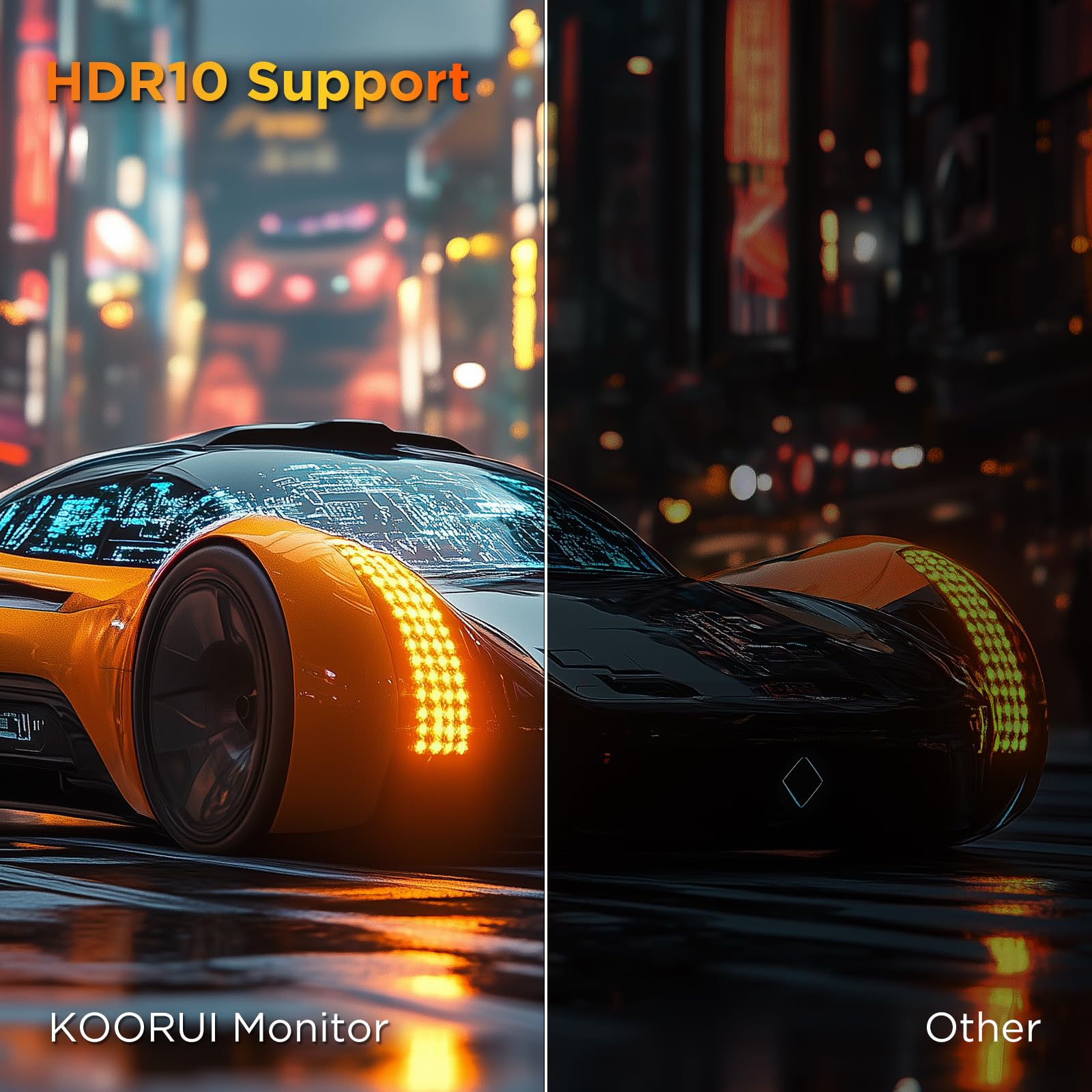 KOORUI 25 Inch Curved Gaming Monitor 240Hz FHD 1080P Computer Monitor, 1500R 1ms MPRT Display, Adaptive Sync, 90% DCI-P3,HDR, Eye Care, Tilt Adjustable, VESA 75x75mm, Black,G2511XC