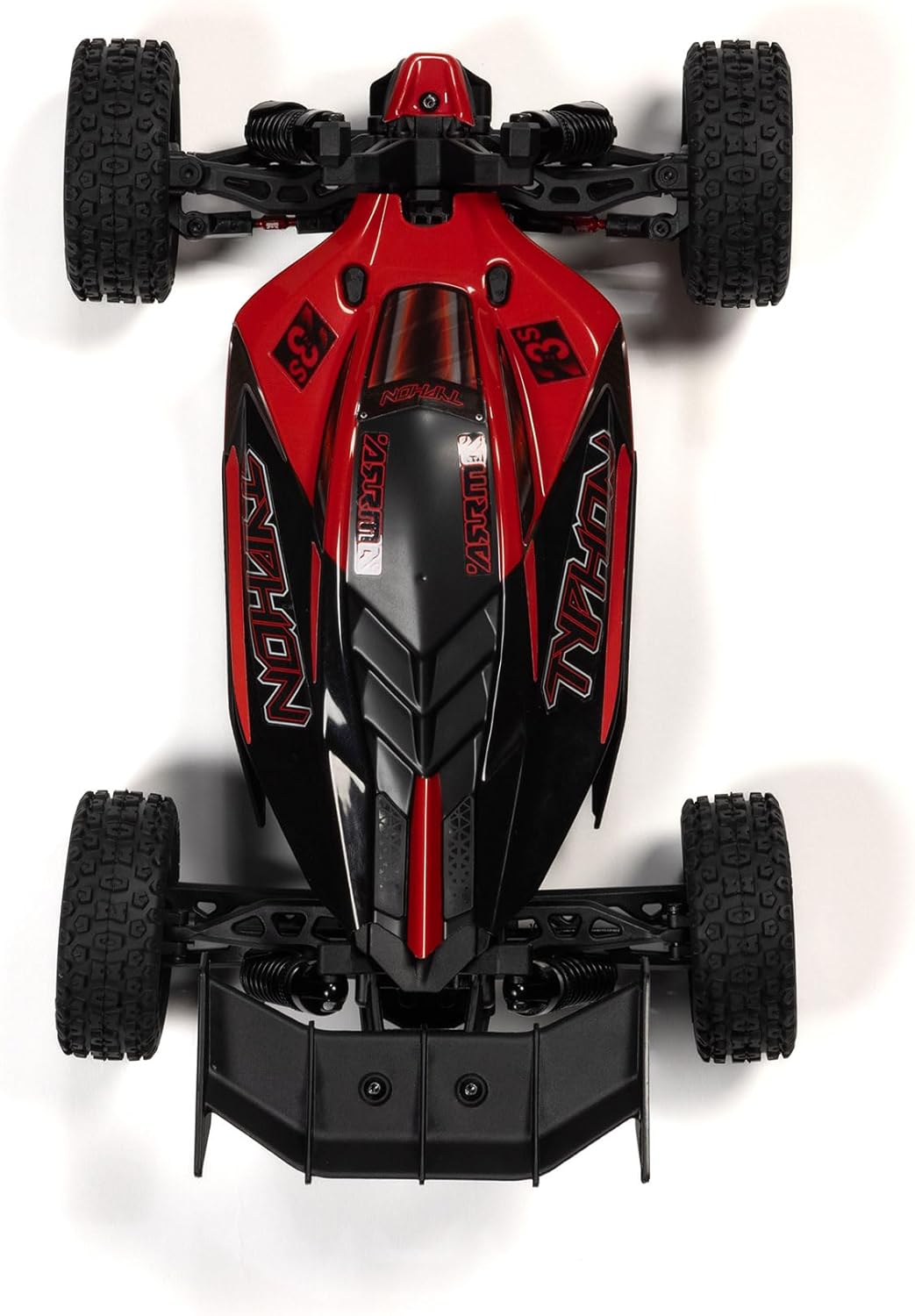 ARRMA RC Car Typhon GROM 4X4 223S BLX BRUSHLESS Small Scale Buggy RTR with DSC, Battery & Charger Included, RED, ARA2306ST1