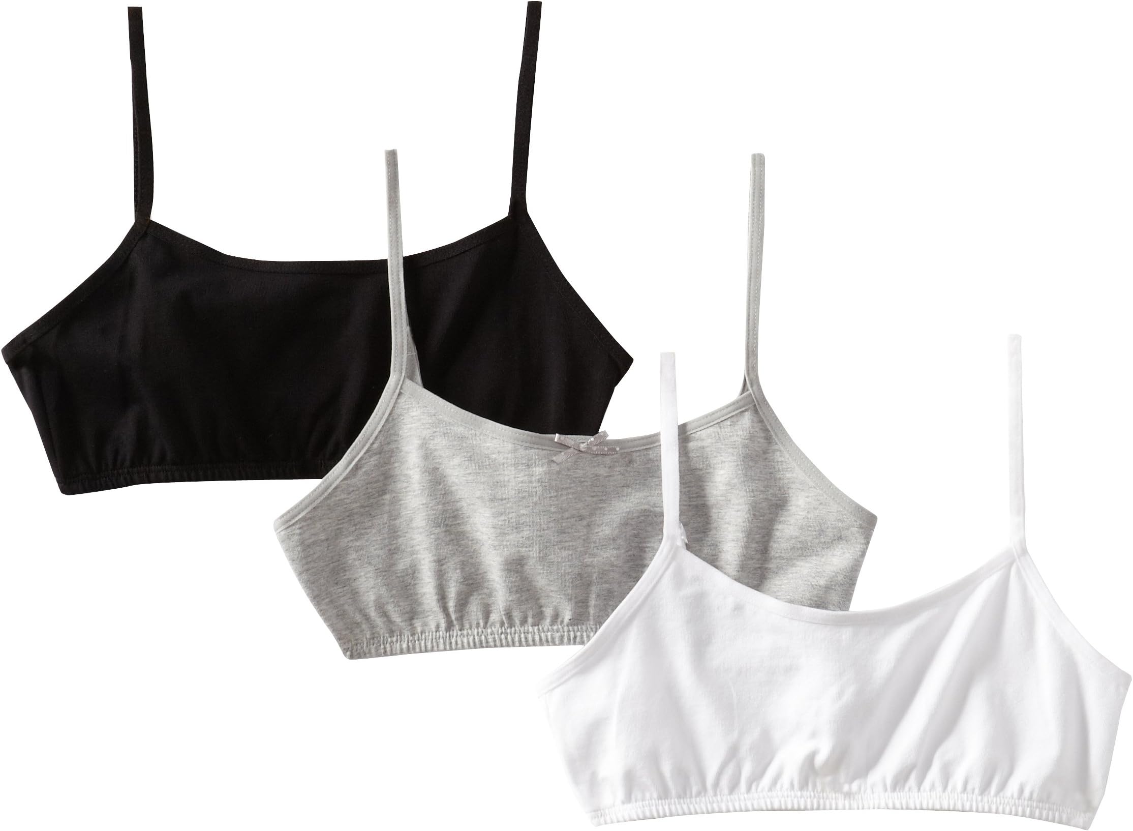 MaidenformGirl Big Girls' Crop Bra (Pack of 3)