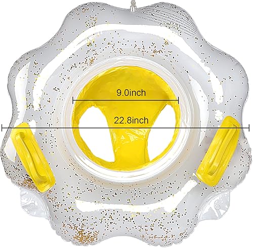 Miniatura 41 de Lindo flotador inflable de piscina para niños, flotador de verano de PVC, cama de aire, lago, barco, flotadores de natación con 2 asas, balsa