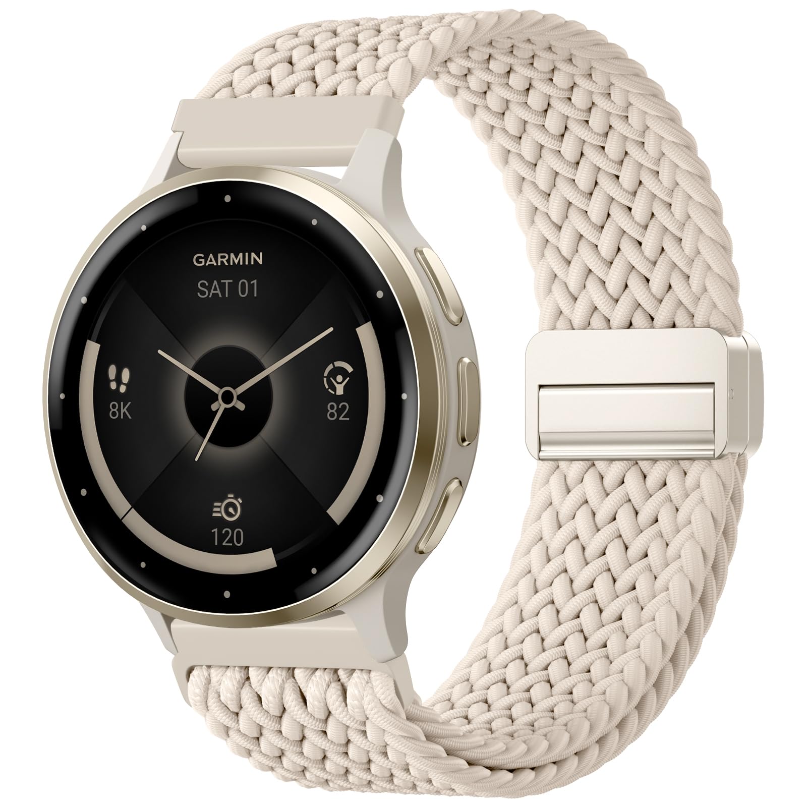 Photo 1 of IMIVIO 18mm Magnetic Watch Band for Garmin Venu/Vivoactive 4S