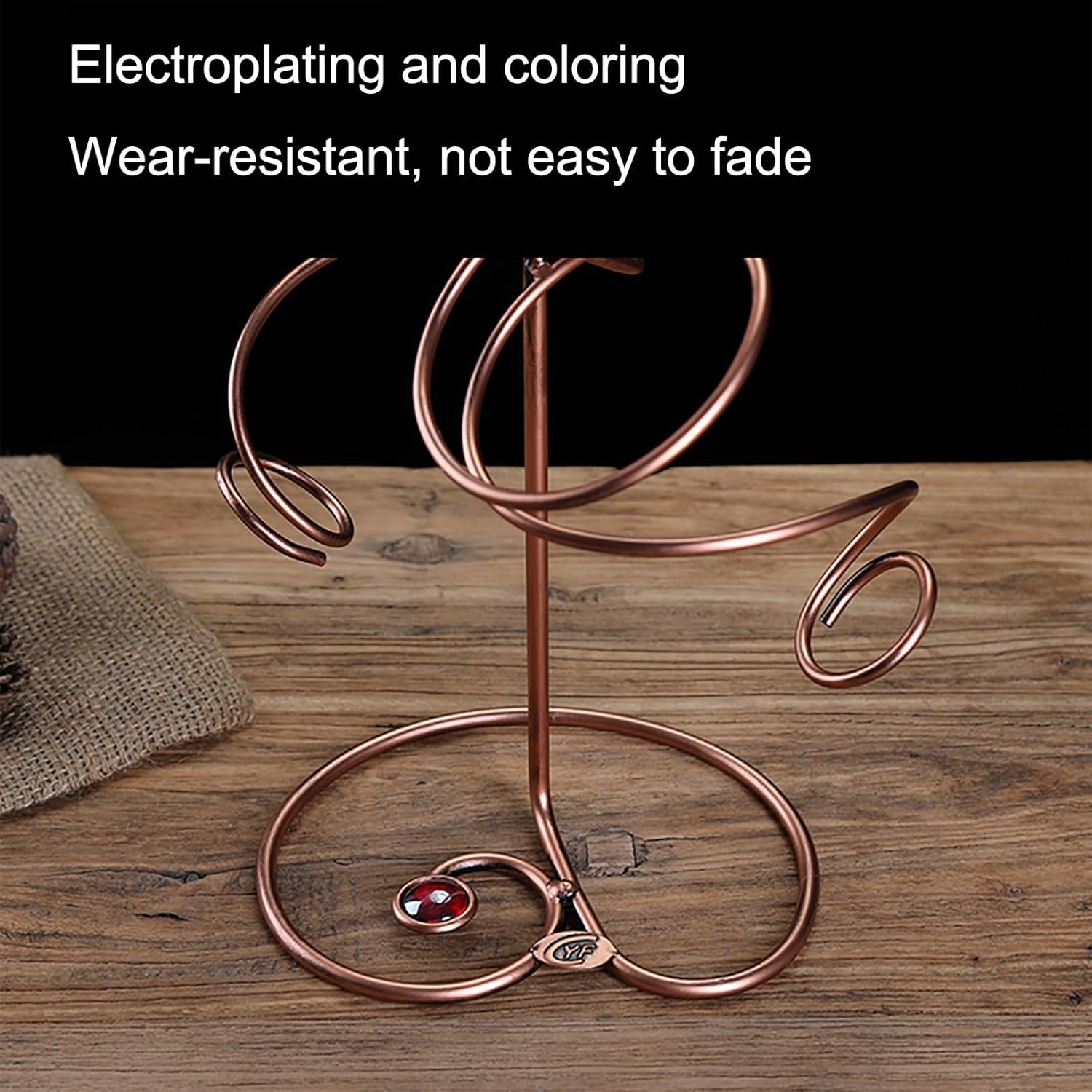 Art Wine Rack, Free Standing Wine Storage 2/4/6/7 Bottle, Wine Bottle Holder, Iron Wine Rack, Wine Display Storage, Floor-Standing Wine Rack, for Bar Living Room Restaurant (Color : C)