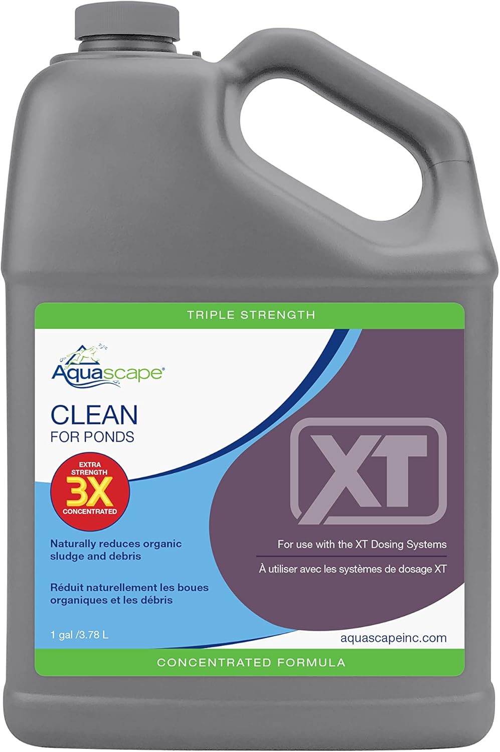 Aquascape 3X Clean Water Treatment for Smart Pond Dosing System XT, 64 oz. / 1.89L, 40036