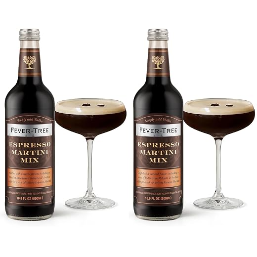 Fever-Tree, Cocktail Mix Espresso Martini, 16.9 Fl Oz (Pack of 2)