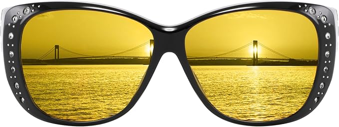Gafas de visión nocturna polarizadas anti reflejo unisex miniatura 2