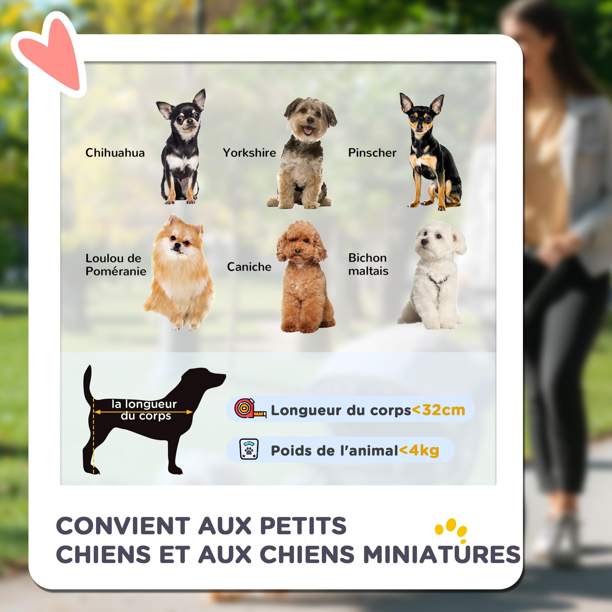 PawHut Passeggino pieghevole per cani e gatti con cestino, 4 ruote, Blu | Portabicchieri, tessuto Oxford 300D impermeabile