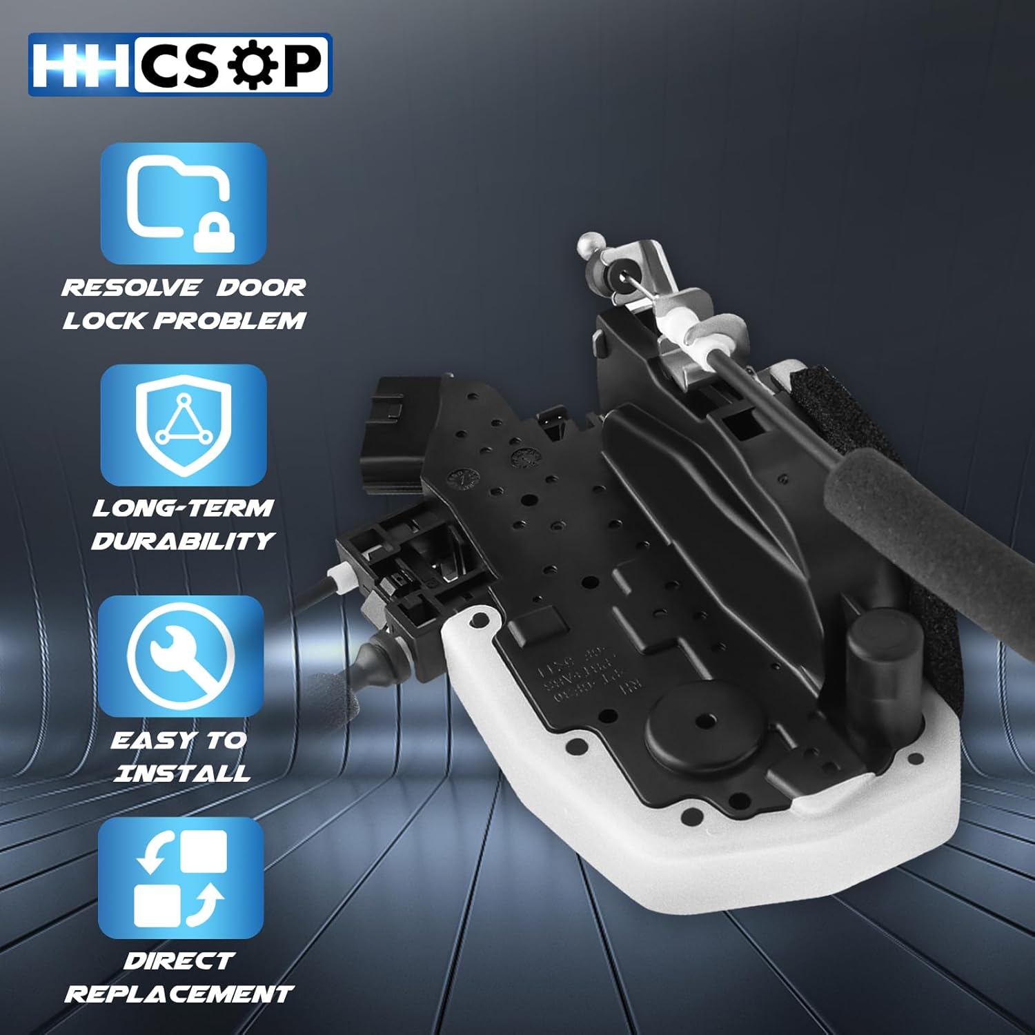 Rear Right Passenger Side Door Lock Actuator Latch Assembly Replacement for Nissan Rogue 2008 2009 2010 2011 2012 2013 2014 2015 Rogue Select Sport Utility 2014 2015 Replaces# 82500-JM00A 937-269