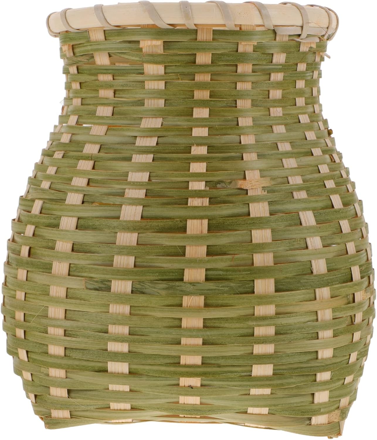 WOONEKY Portable Knapsack Bamboo Basket Decorative Woven Basket for Boys and Girls and Photography