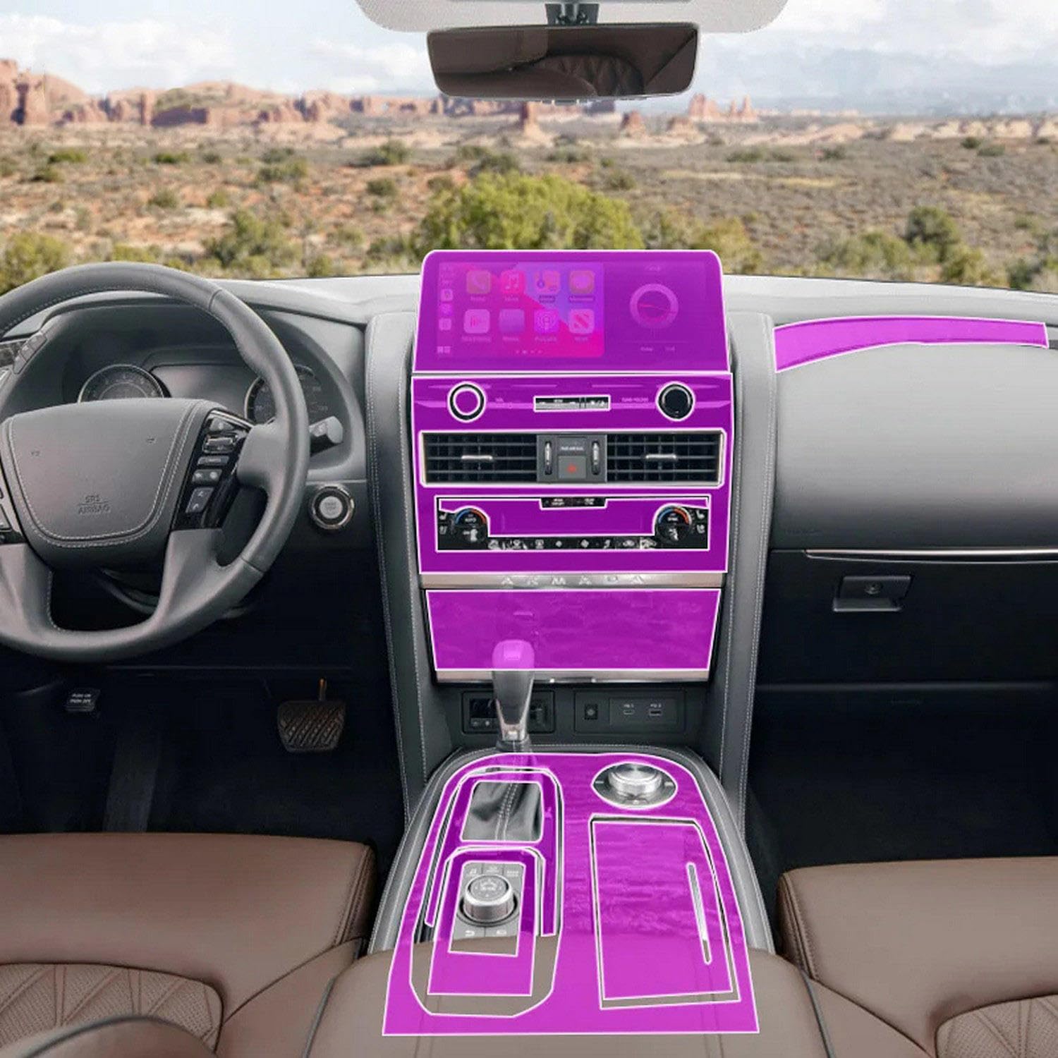 Film de protection haute qualité pour Nissan Patrol 2023 : écran de navigation d'origine