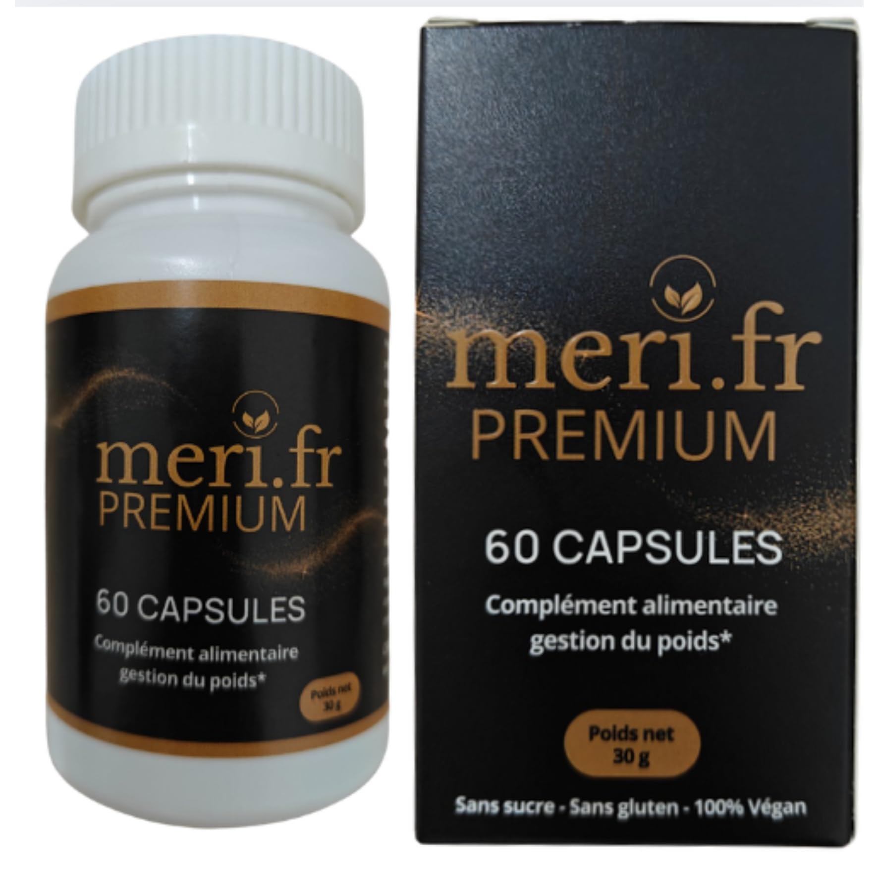 Meri.fr PREMIUM – Nouvelle Formule Efficace à la L-Carnitine | 60 Gélules Naturelles | Aide au Contrôle de l’Appétit & Métabolisme des Graisses | Expédié depuis la France