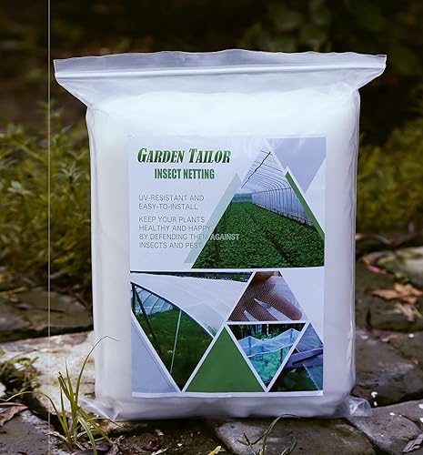 Miniatura 7 de Barrera de plagas de red de jardín 10'x20' Red fina para protección del jardín, cubierta de hilera de malla elevada mosquitera de malla para