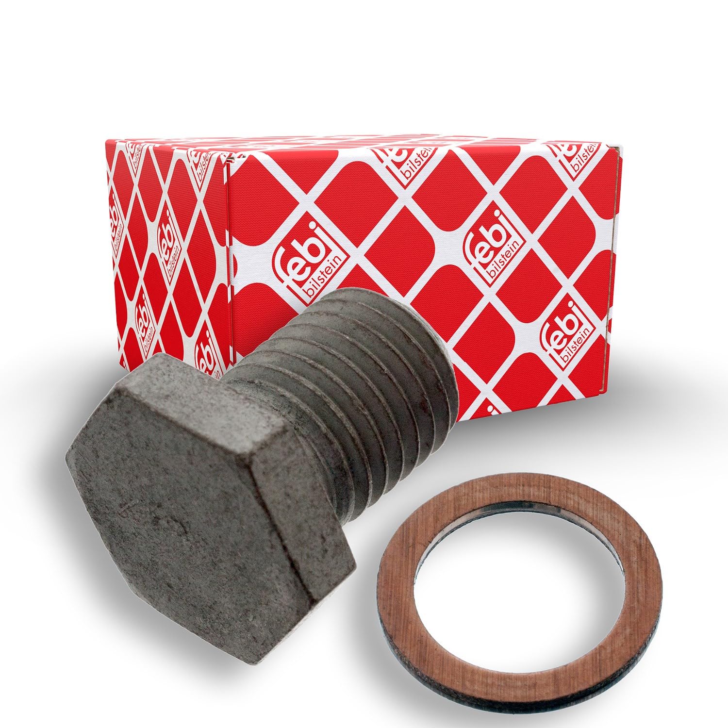 febi bilstein 100551 Oil Drain Plug with seal ring, 1 unit