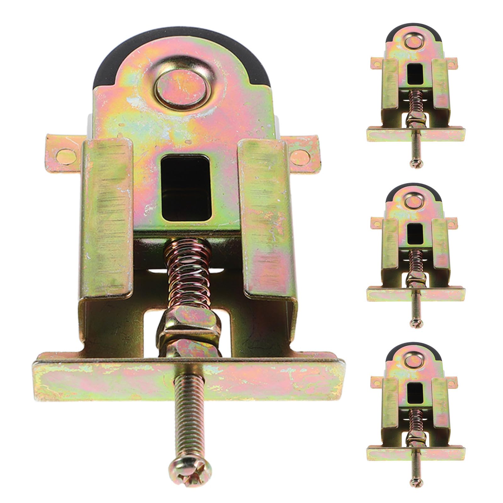 Poulies de porte coulissante d'armoire silencieuses en métal doré MERRYHAPY pour un confort total