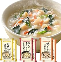 Setagaya Natural Foods, 3 Varieties of 6 Meals, Miso Soup Set (2 Each: Salmon and Wakame Seafood Miso Soup, Domestic Chicken Japanese Style Miso Soup, Shrimp and Chinese Cabbage Chinese Style Miso