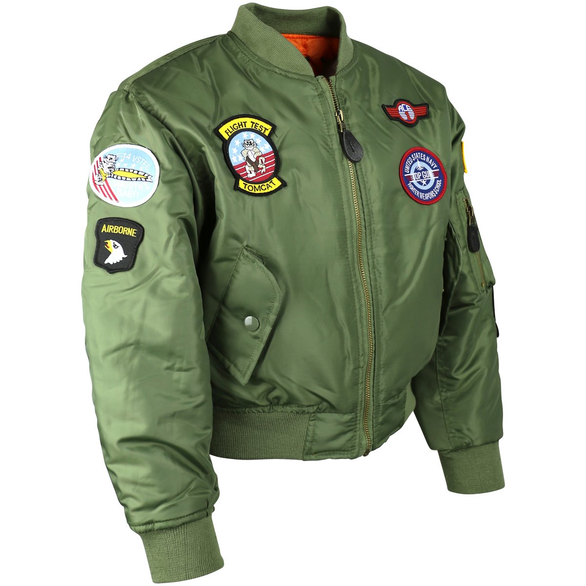 Kombat UK Unisex Kinder Ma1 Flight Jacke (1er Pack)