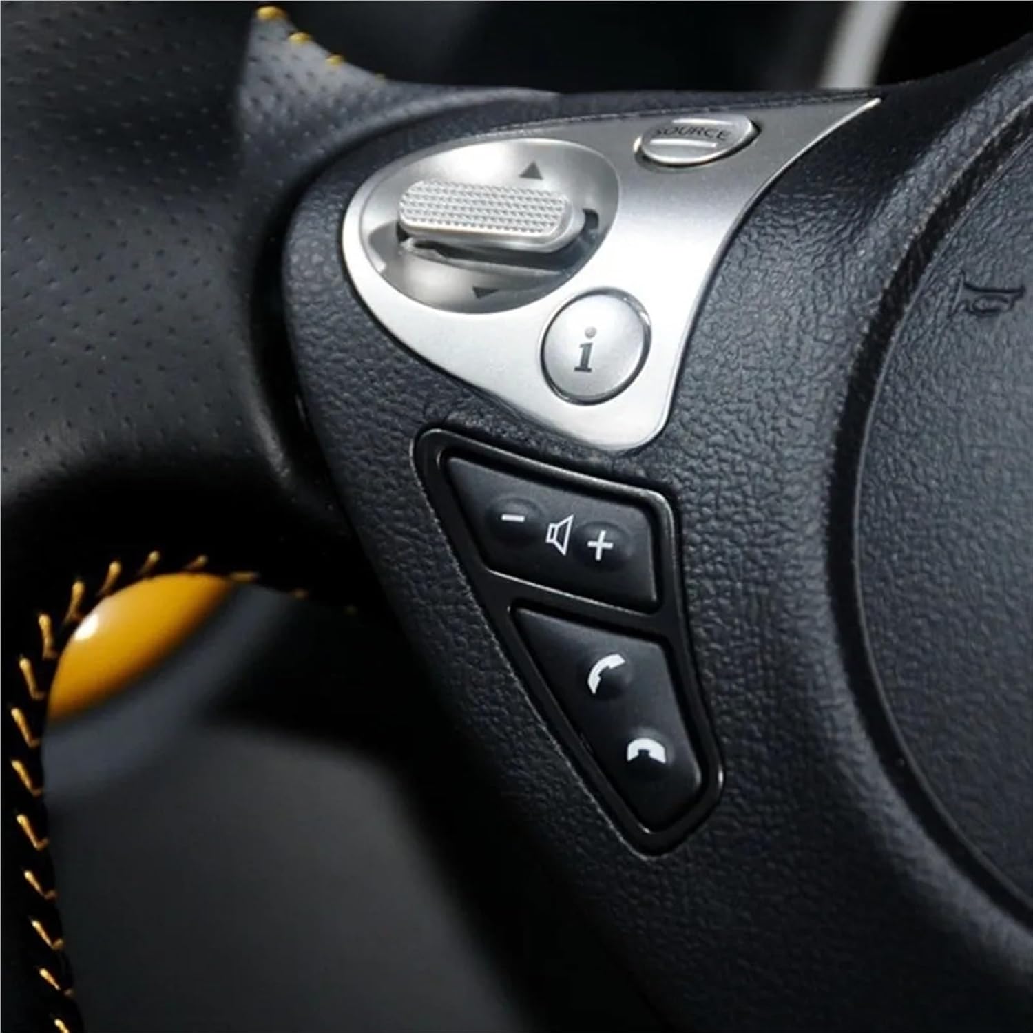Car Styling Compatible with Sentra Juke F15 370Z Pulsar Cruise Control Switch Audio Volume Button Steering Wheel Button