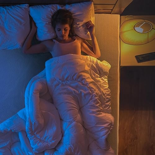 Miniatura 8 de SAPHREAS Cubrecolchón de espuma viscoelástica de 3 pulgadas tamaño individual con funda de colchón suave y ventilada, cubrecolchón de cama para caja