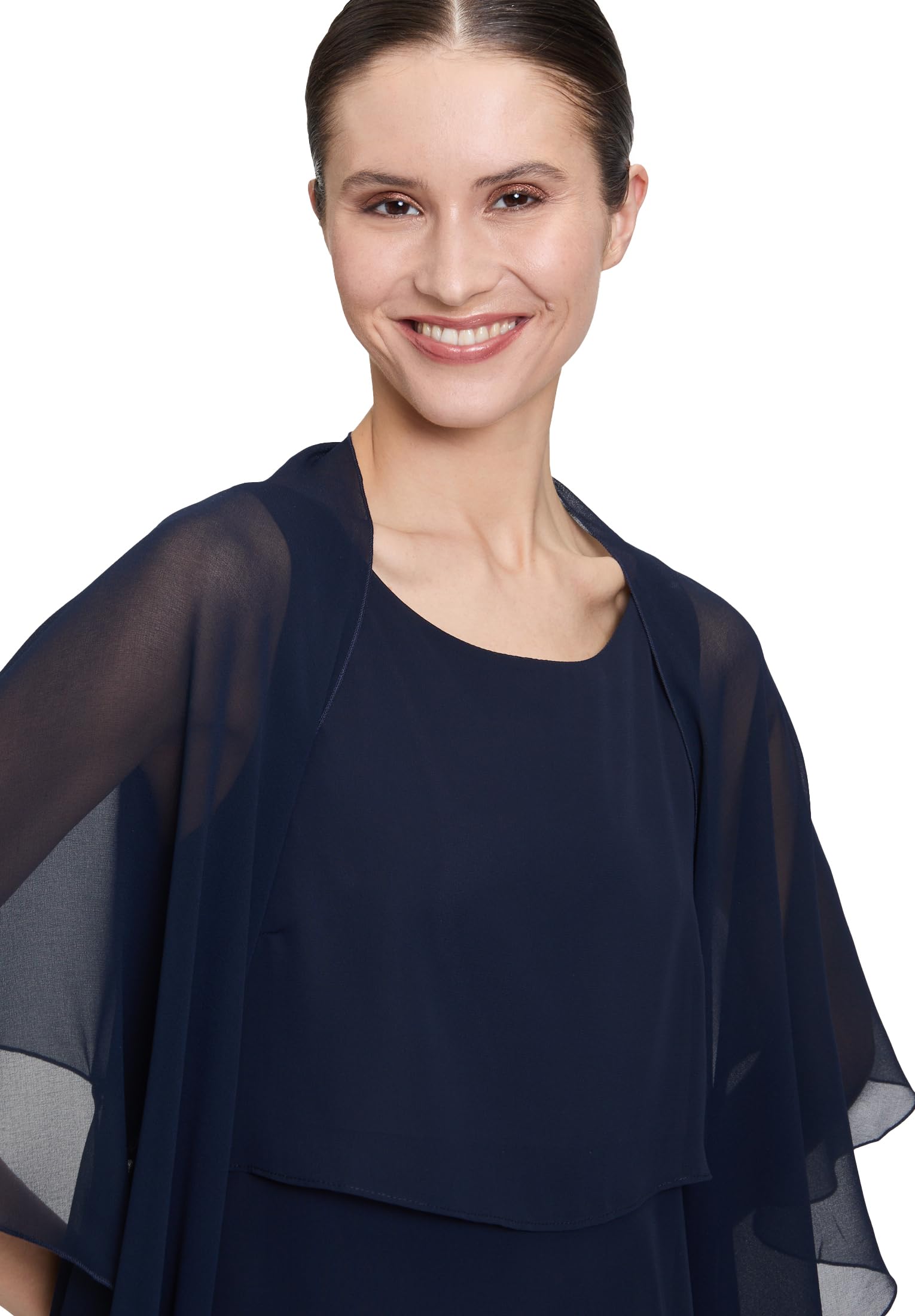Vera Mont Damen Chiffonstola mit Volant