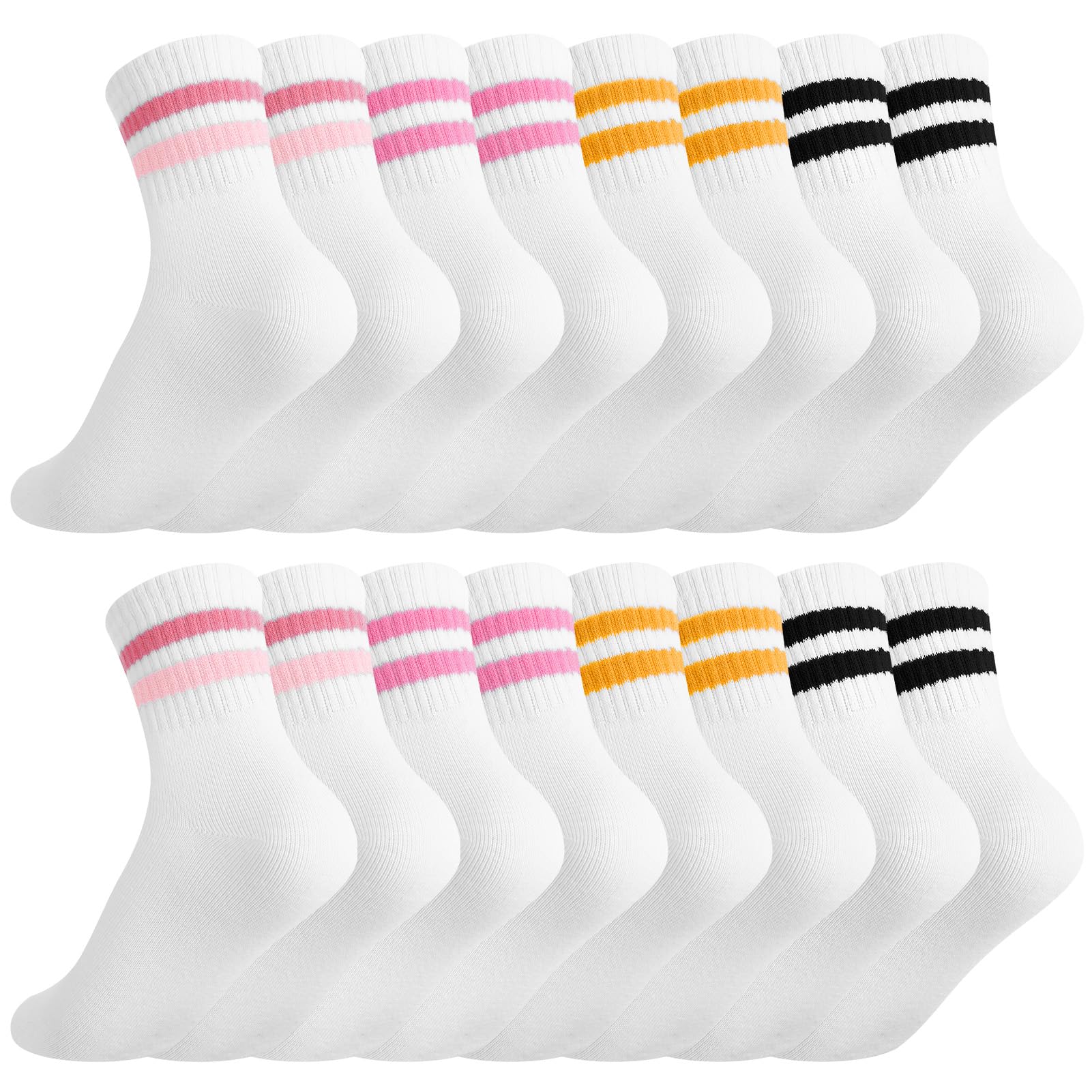 Jspupifip Girls Crew Athletic Socks