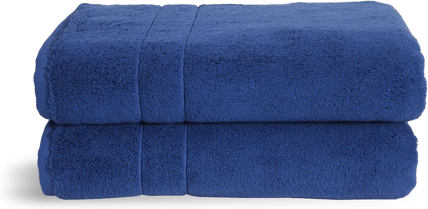 Brooklinen Bath Towels, Navy SuperPlush Set of 2