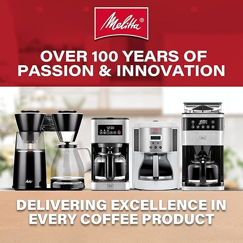Miniatura 7 de Melitta Aroma Tocco - Cafetera térmica de goteo, 8 tazas, programable con apagado automático, pausa y servicio, jarra de acero inoxidable con 5