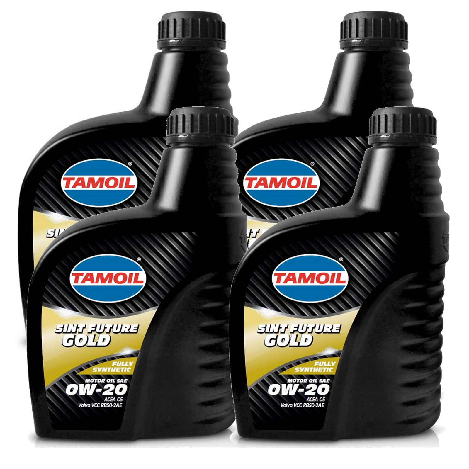 TAMOIL Olio Motore 0W20 Sint Future Gold SAE 4 Litri ACEA C5 per auto BENZINA DIESEL e IBRIDI. 100% SINTETICO