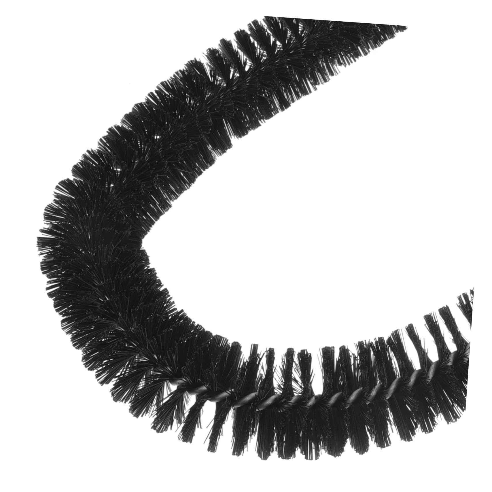 Cabilock 4 Stück Reinigungsbürste Flasche Reiniger Abfluss Bad Bürste Mit Längerem Griff Flexible Bürste Black Nylon