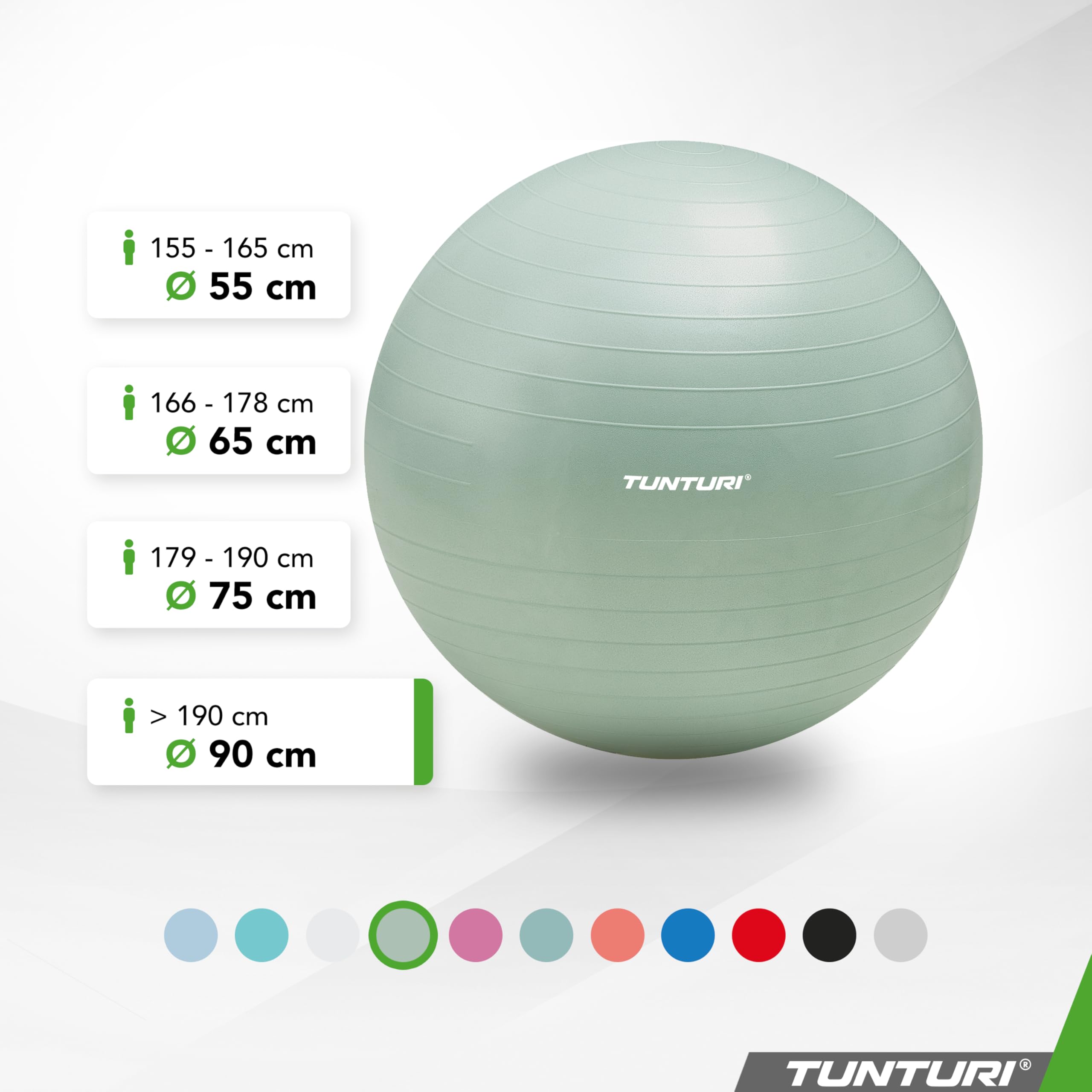 Tunturi Yoga Anti Burst - Palla da ginnastica