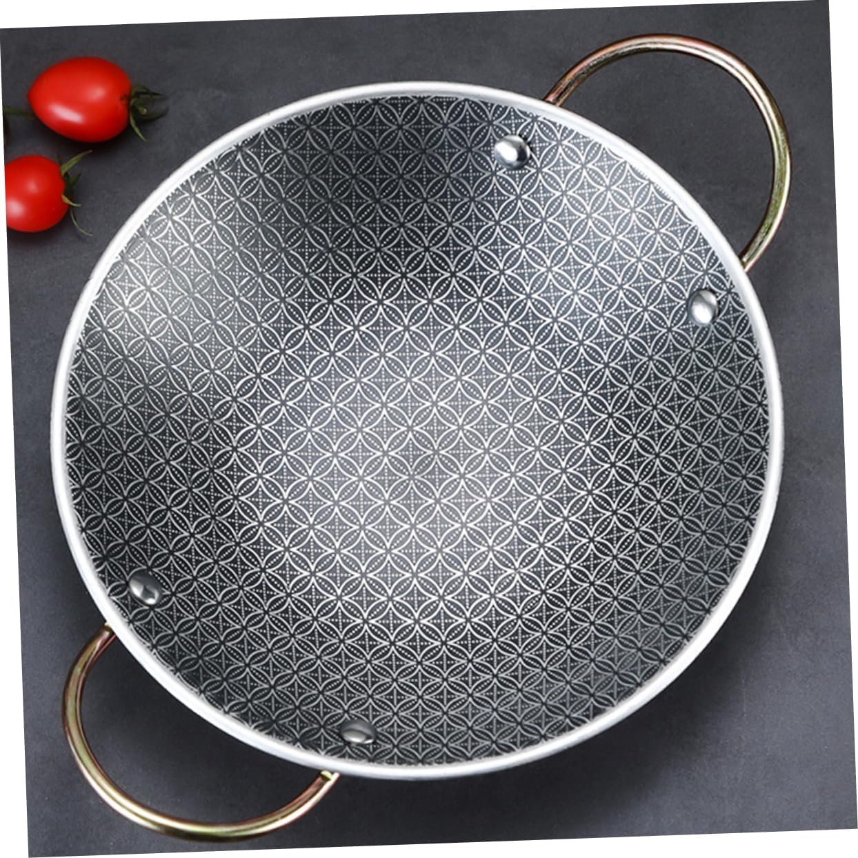 Stainless Steel Pan Daily Use Cooking Pan Double Handle Hot Pot Kitchen