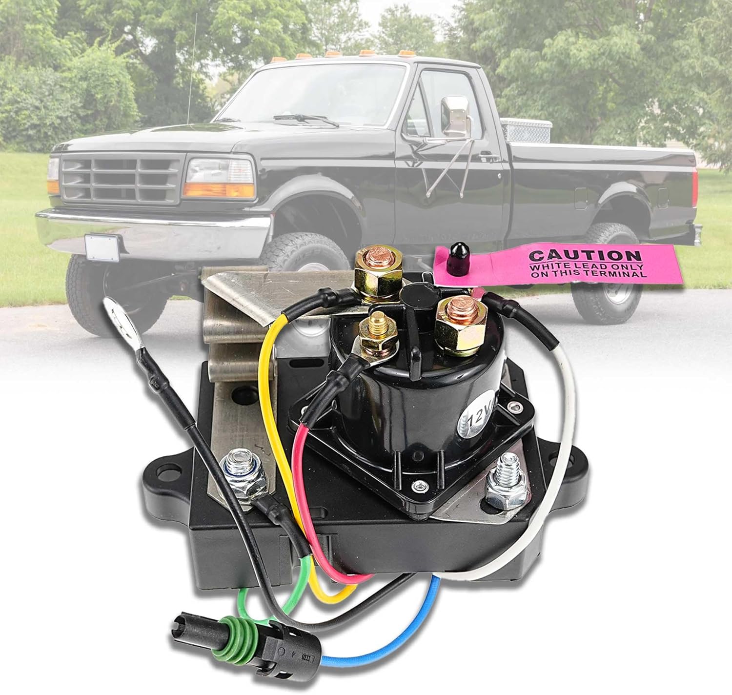 Glow Plug Controller Relay Compatible for Ford F250 F350 FSD E250 E350 7.3L IDI Diesel RX 1987-1994 Replace# FOTZ-12B533-A DRX01001 DRX-01001