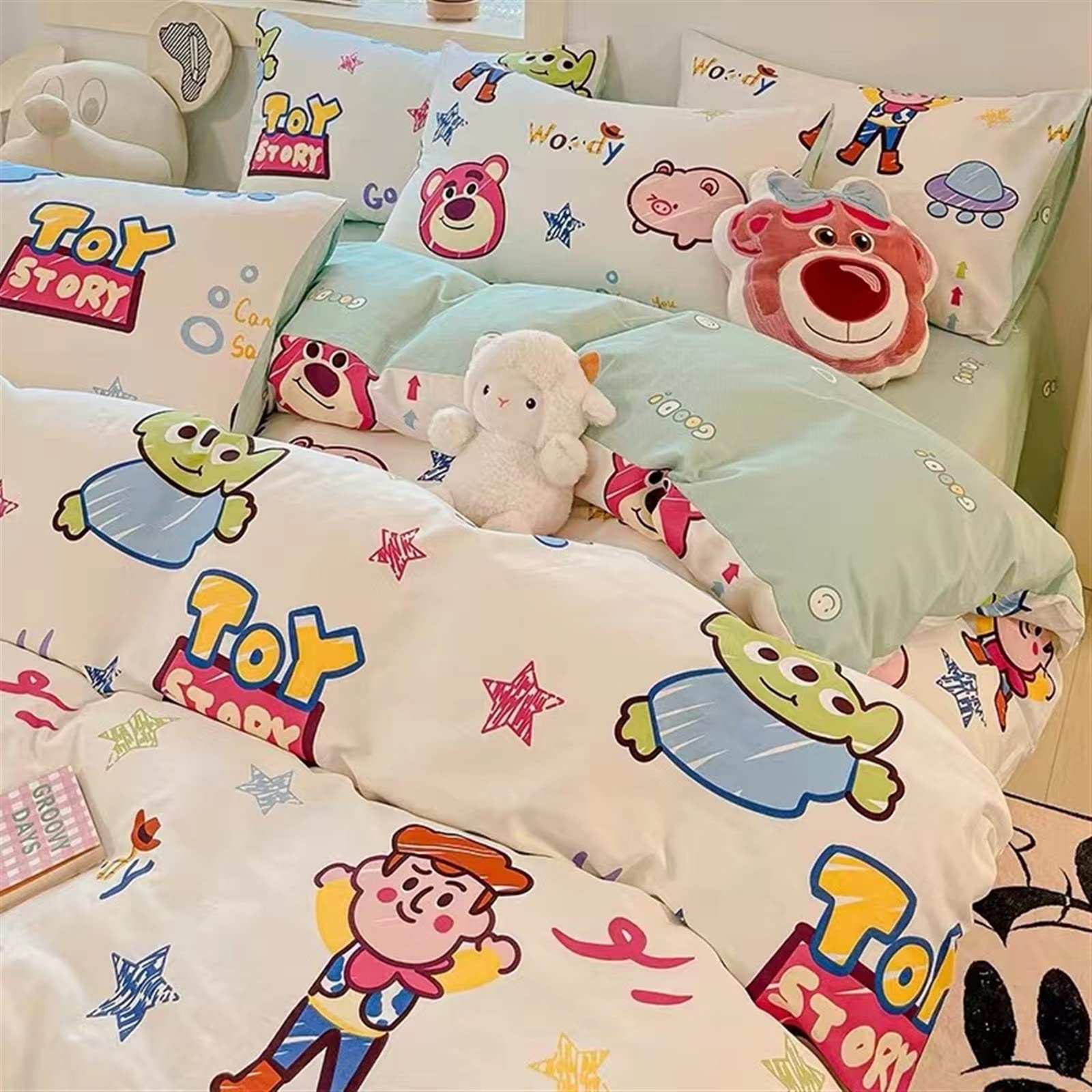 Amazon｜トイストーリー ウッディ ロッツォ【4点セット】 布団カバー