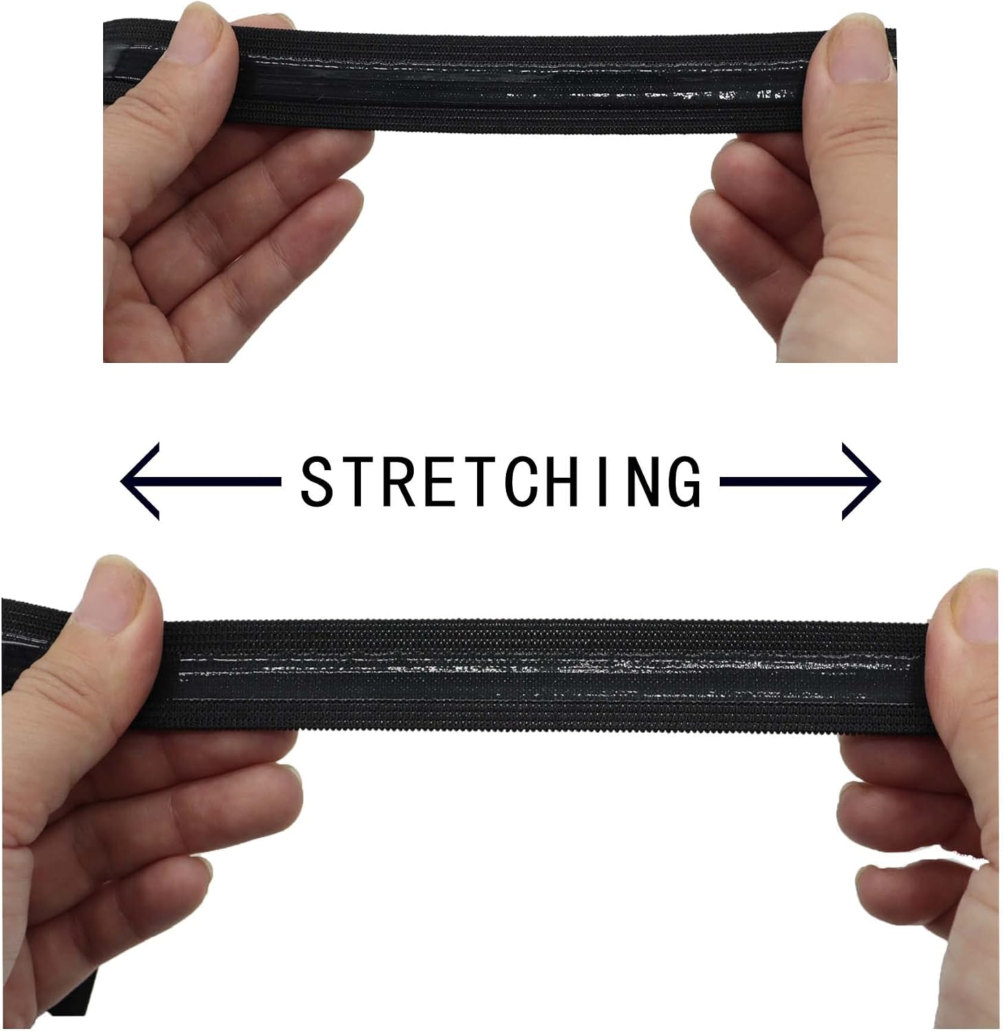20MM Non Slip Straight line Silicone Backed Elastic Band Elastic Gripper Band for Sewing Underwear