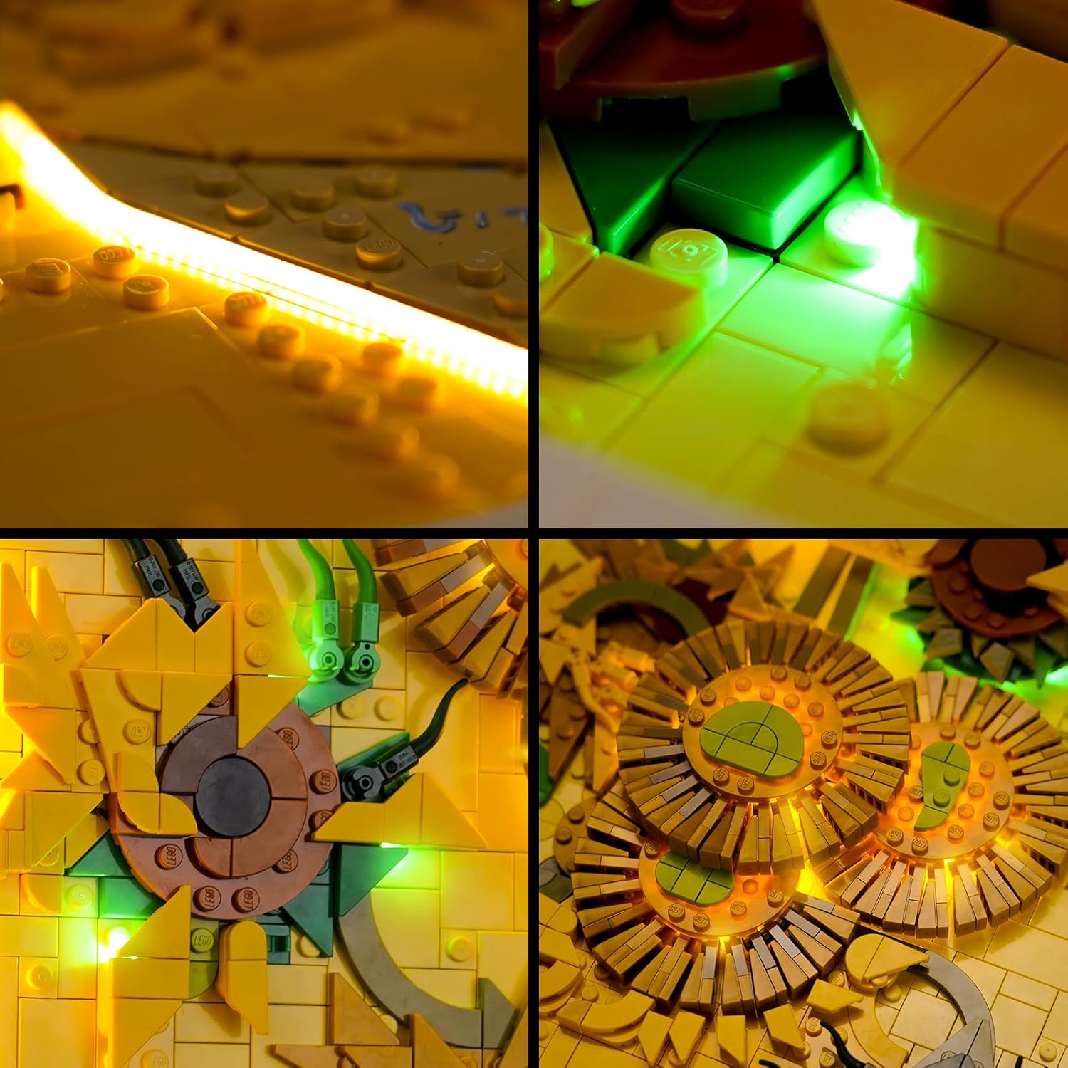 BrickBling LED Lights Only, Compatible with Lego Van Gogh – Sunflowers 31215- Not Come with Model (Classic Version Light)