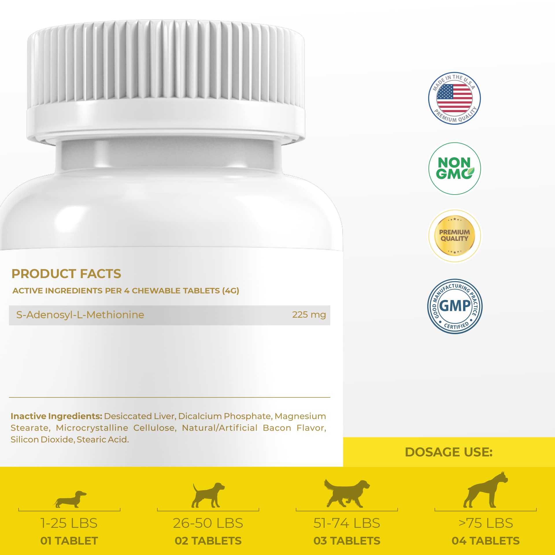 Buy Same for Dogs SAdenosylLMethionine, Same LQ 225, Liver