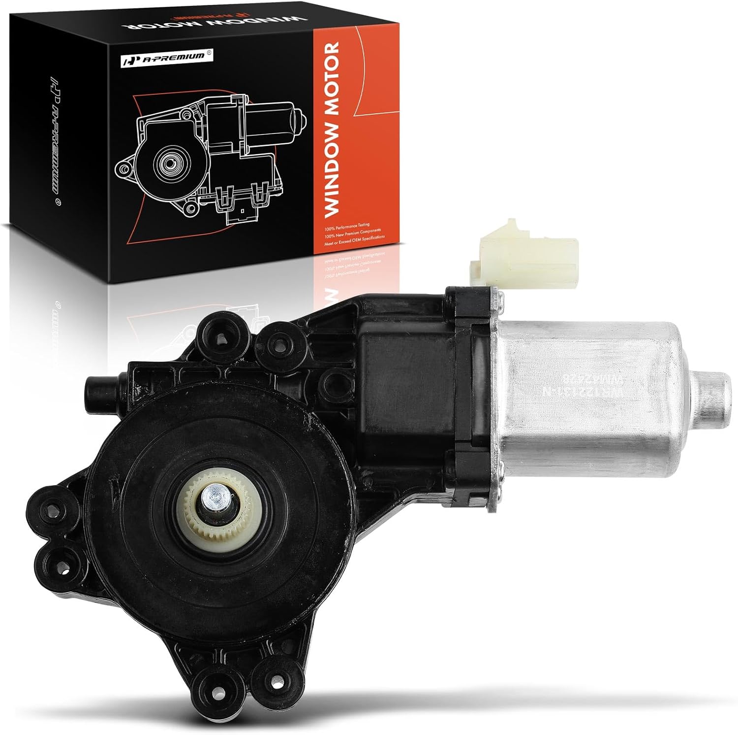 A-Premium Power Window Lift Motor Compatible with Dodge Caliber 2007-2012(Front Left) & Jeep Compass 2007-2017, Patriot 2007-2017(Front Right), Replace# 5179961AA, 68002898AA