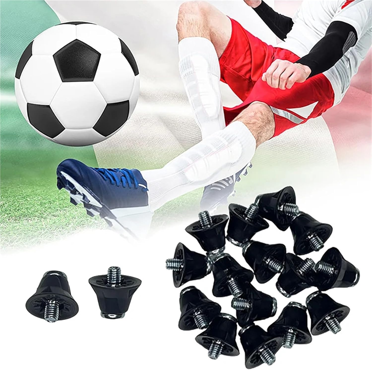Track Spikes 40PCS Football Shoe Replacement Spikes Studs Threaded Track Shoes Sole Nails for Sprint Sports Short Running Shoes