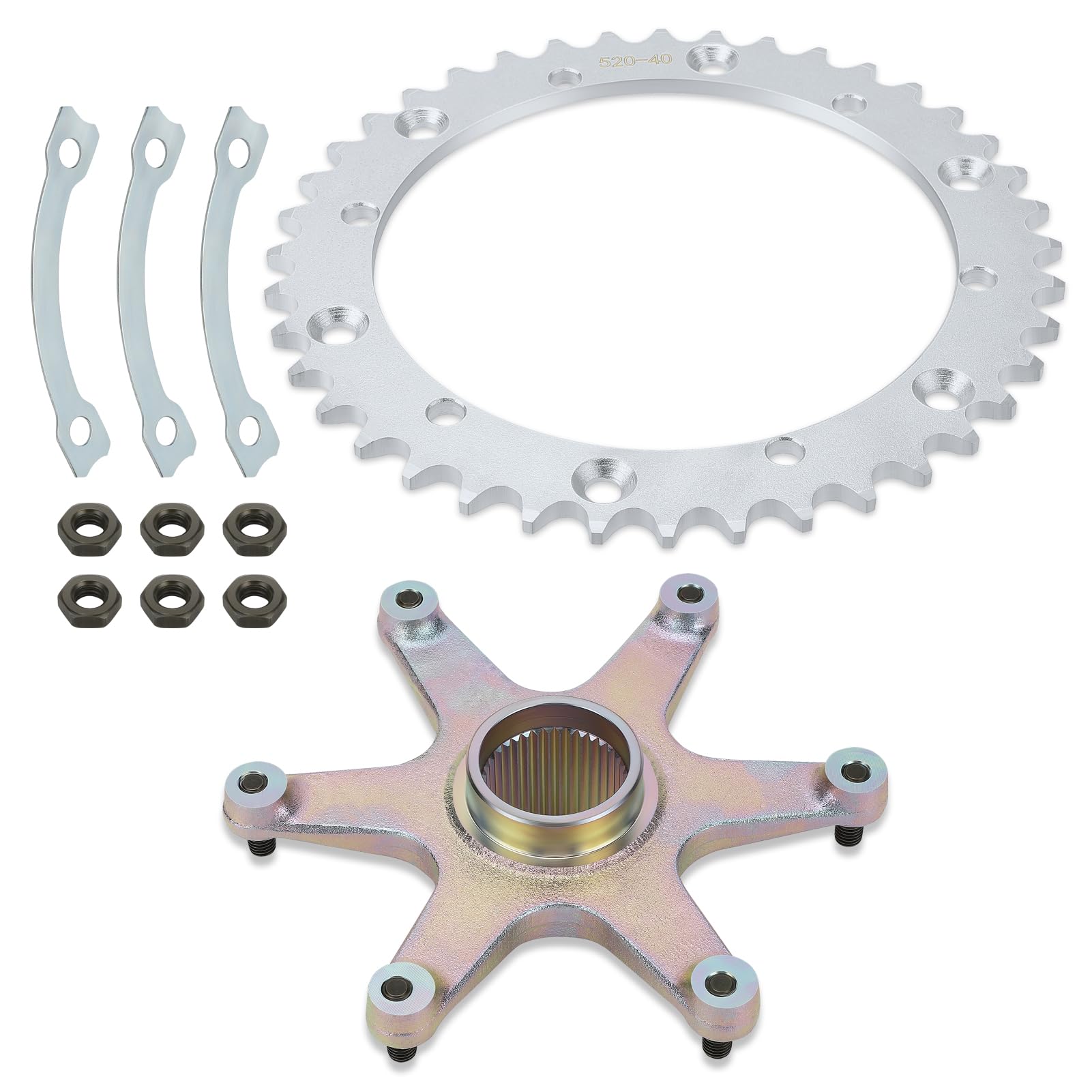 Amazon.com: M MATI Rear Axle Sprocket & Mount Hub Collar Holder