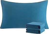 Vista 126 de NTBAY Juego de fundas de almohada estándar, paquete de 2 fundas de almohada de microfibra cepillada de 20 x 26 pulgadas, suaves, sin arrugas