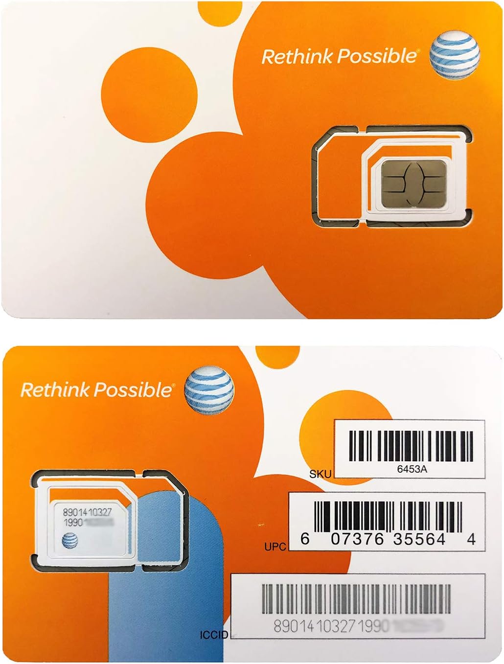 Amazon.com: AT&T SIM Card, Compatible with Prepaid (GoPhone) and ...