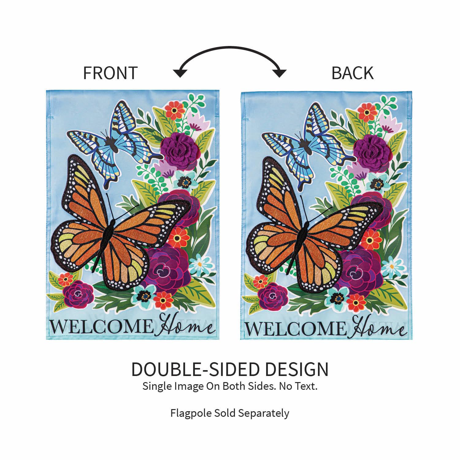 Evergreen Flag Gartenflagge 'Chickadee Friends' – Doppelseitig, 30,5x45,7 Cm, Für Frühling & Sommer