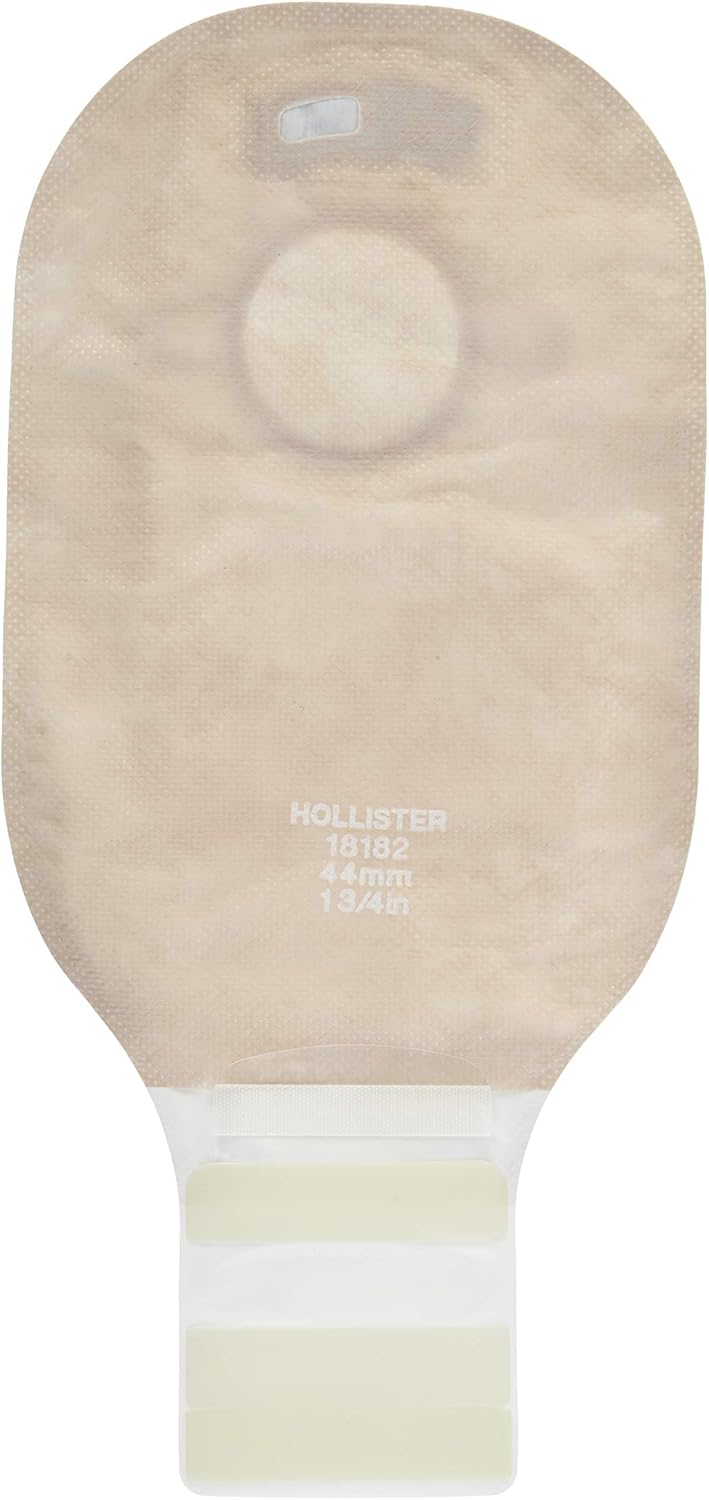 Hollister New Image Lock 'n Roll Drainable Pouch, Beige, with Filter, Standard, Pouch Size 1 3/4", Green, 10/Bx, HOL18182 : Health & Household