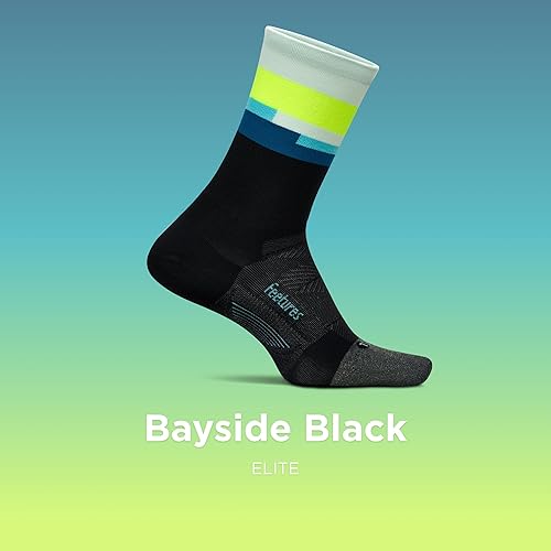 Miniatura 2 de Feetures Elite Ultra Light Mini Crew Sock  Calcetines para correr de sendero para mujeres y hombres  Compresión dirigida  Reducción de ampollas