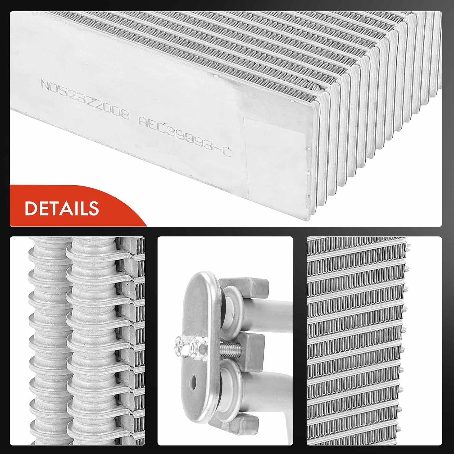 A-Premium Front A/C Evaporator Core Compatible with Chevrolet Traverse 2013-2017 & GMC Acadia 2013-2016 & Buick Enclave 2013-2017